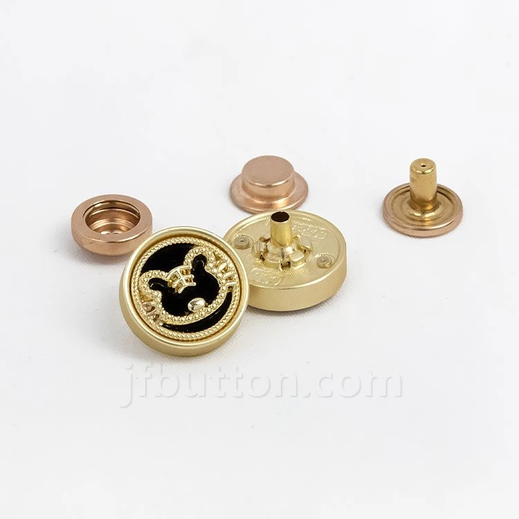 black military snap fasteners