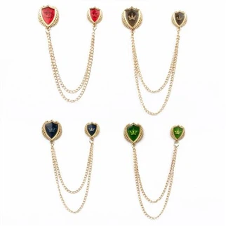 Чоловіча брошка-корона