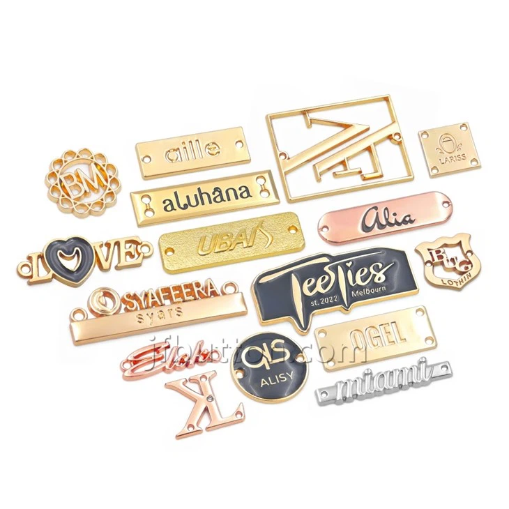 Engraved Metal Clothing Tags