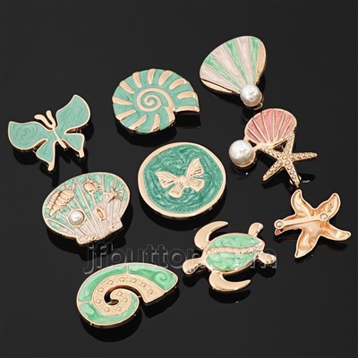 Металева емальована пряжка для одягу