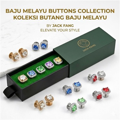 Останній дизайн кнопки Baju Melayu 2026 року