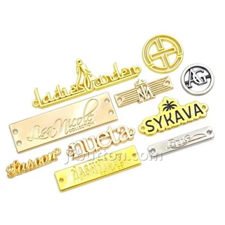 Металеві етикетки для одягу